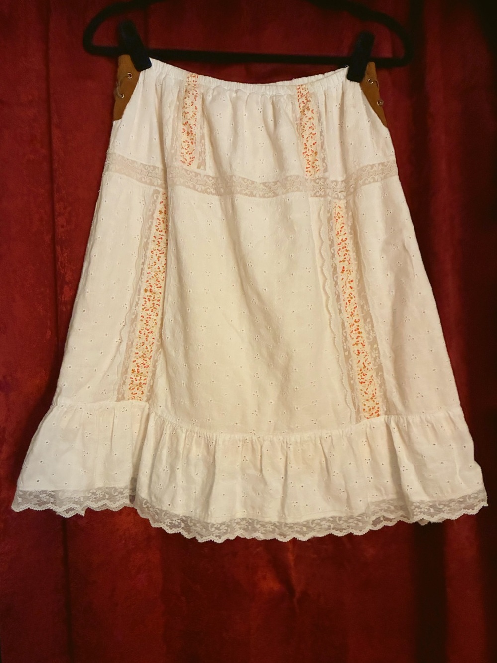 Eyelet Skirt